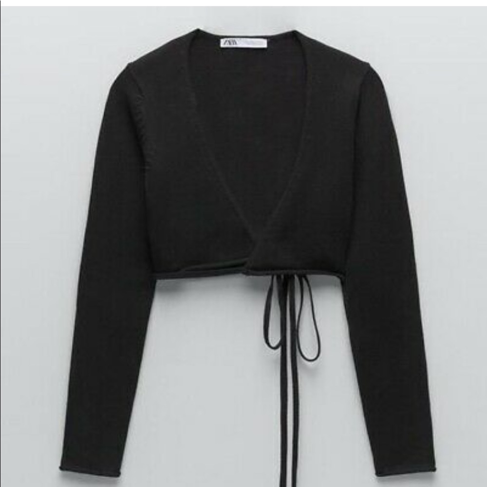 Zara Knit Wrap Skirt